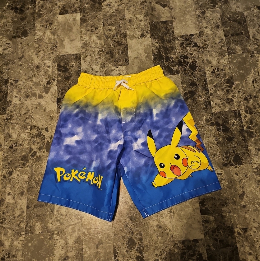 Pokemon pikachu swim trunks